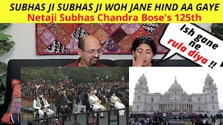 Subhash Ji Subhash Ji Full Song  Netaji Subhas Chandra Boses 125th Jayanti  Reaction  😍 [upl. by Hester978]