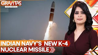 India Successfully Tests K4 Nuclear Missiles From INS Arighaat  Gravitas [upl. by Avid104]