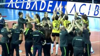 3setin son anları ve Vakıfbanklı oyuncuların galibiyet sevinci [upl. by Divine]