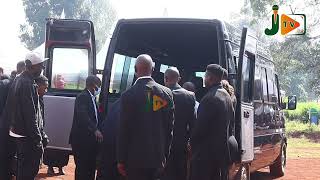 Njambi Koikais Body arrives at Langata cemetery for Burial [upl. by Evatsug850]