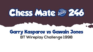 Garry Kasparov vs Gawain Jones • BT Wireplay  challeng 1998 [upl. by Gaidano]