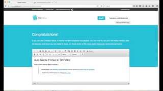 CKEditor 45  Automatic Media Embedding Demo [upl. by Aiuqet]