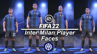 FIFA 22  Inter Milan Player Faces [upl. by Oribella697]