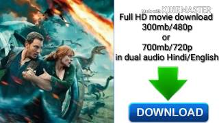 HowtodownloadJurassicWorld2FallenKingdom in Hindi [upl. by Plafker]