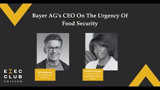 Bayer AGs CEO On The Urgency Of Food Security [upl. by Niamert]