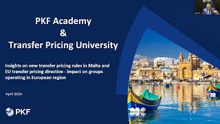 Transfer Pricing Webinar  PKF Malta [upl. by Mihar]