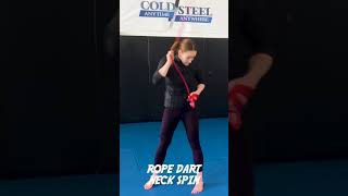 Want to Learn Rope Dart Easy Neck Spin Tutorial  Michelle C Smith shorts [upl. by Ronda833]