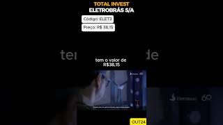 ELETROBRAS SA  1408 de valorização nos ultimos 12 meses investimentos dividendos b3 [upl. by Justinn196]