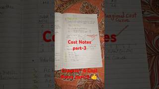 Class 11th microeconomics chapter 6 Cost Notes part3class11 2024 microeconomics upsc [upl. by Lyall]