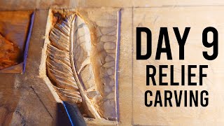 How to Carve a Feather  Day 9 [upl. by Lurlene]