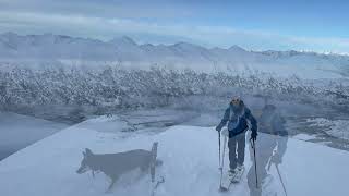 Alaska Backcountry skier 13 YO first day [upl. by Hilary]