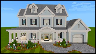 Minecraft How to Build a Suburban House 7  PART 1 [upl. by Samul]