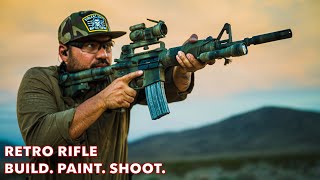 Retro Rifle Build  Paint  Shoot [upl. by Malachy]