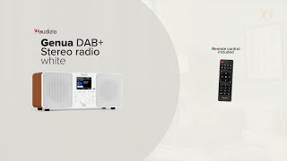 Audizio Genua DAB Stereo Radio White [upl. by Lunseth]