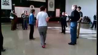 Sword Dance Rehearsal for Christmas Revels 2014 [upl. by Lynnell]