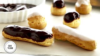 Professional Baker Teaches You How To Make ECLAIRS [upl. by Vance]