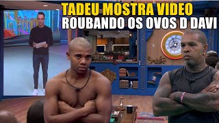 TADEU APARECE MOSTRA VÍDEO RODRIGUIN ROUBANDO OVOS D DAVI [upl. by Lirret987]