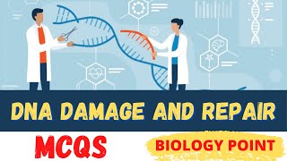 DNA Damage and DNA Repair  MSc DBT CSIR NET GATE  DNA Repair MCQs  DNA Damage Response  Quiz [upl. by Ahsiruam]