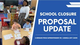 School Closings Proposal Update 3252024 [upl. by Shandie]