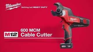 Milwaukee® M12™ 600 MCM Cable Cutter Kit 247221XC [upl. by Uot]