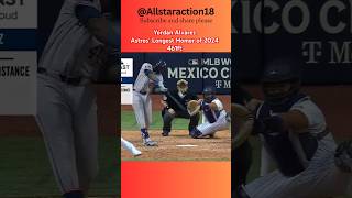 Yordan Alvarez Longest HR of 2024 461ft mlbb shortvideo trending motivation shorts sports [upl. by Atrebor]