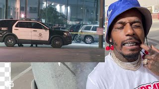 RAPPER SAUCE WALKA KILLS A R⭕️BBER BLOODS IN DOWNTOWN LOS ANGELS 😳😳 😳🙏 [upl. by Gratia]