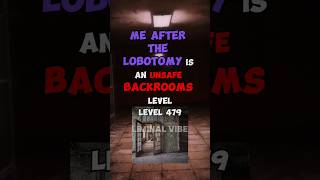 ☁️quotME AFTER THE LOBOTOMY 😂😂❗❗😂❗❗❗quot is an unsafe BACKROOMS level☁️ backrooms creepypasta [upl. by Silrak]