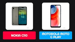 Nokia C110 vs Motorola Moto G Play [upl. by Petigny957]