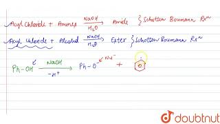 Schotten Baumann reaction is [upl. by Sturrock751]