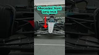 Is Mercedes WEIRD front wing legal 🧐 f1 [upl. by Einehpets]