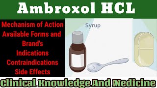 Ambroxol Hydrochloride Indications Contraindications Caution and Side Effects [upl. by Wheelwright]