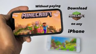 Download minecraft in any iPhone without payment 🍁 How to download minecraft in iPhone [upl. by Buskus]