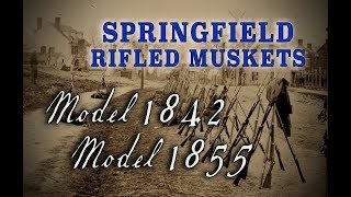 Springfield Muskets before the Civil War  1842  1855 [upl. by Alvie721]