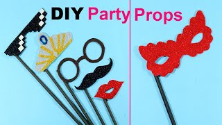 How to Make Party Props at Home  DIY Handmade Party Props  Very Easy [upl. by Lletnwahs47]