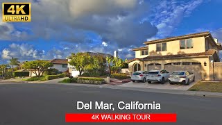 Del Mar California Sunset Walk Around  Luxury Homes [upl. by Ardnuasac]