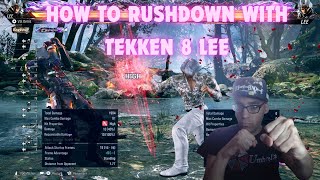 How To Play Offensive With Tekken 8 Lee [upl. by Keating]