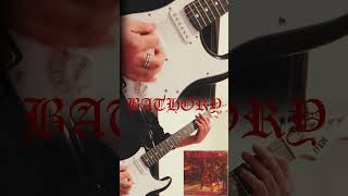 One Rode to Asa Bay  Bathory Guitar Cover [upl. by Ellebyam]