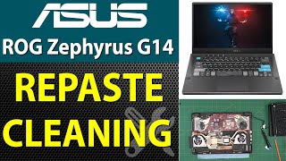 How to Repaste and Clean an ASUS ROG Zephyrus G14 GA401Q Laptop [upl. by Huntley]