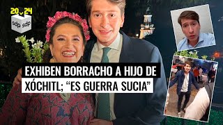 El HIJO de XÓCHITL Juan Pablo Sánchez Gálvez fue EXHIBIDO BORRACHO 😳🍻 en CDMX [upl. by Ettenej]