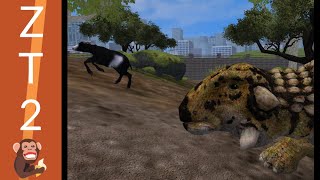 Ankylosaurus Exhibit Speed Build  Zoo Tycoon 2 [upl. by Colwen478]