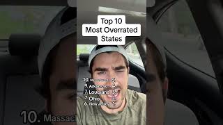 Top 10 Most Overrated States [upl. by Dygert]