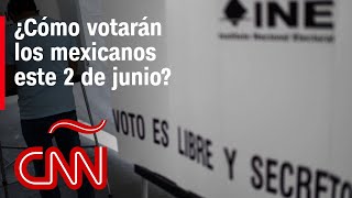 México ¿cuál es la tendencia del voto al cierre de las campañas [upl. by Idas]