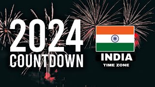 India 2024 New year Countdown Live IST Time Zone  Ind  2024 Countdown live [upl. by Efinnej]