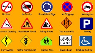 Understanding Traffic Signs A Guide for English Learners [upl. by Haerr]