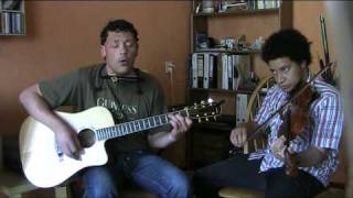 San Francisco Bay Blues Eric Clapton on violin mouthorgan and guitar played by the Burry Boys [upl. by Warfold]