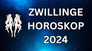 Horoskop 2024 Zwillinge Jahreshoroskop mit Infos zu den einzelnen Monaten [upl. by Ciro]