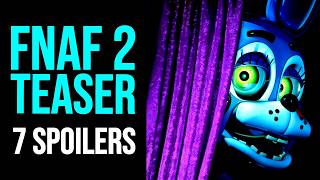 FNAF 2 LA PELICULA 7 SPOILERS del PRIMER TEASER [upl. by Kingsbury758]