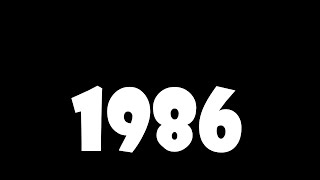 The Songs of the Top 40 from 1986  The Complete List [upl. by Akisey]