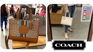 Coach outlet Dempsey Carryall In Signature Jacquard With Stripe And Coach Patch [upl. by Haskel]