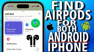 How to findlocate lost AirPods for both android and iPhone full guide [upl. by Anifesoj281]